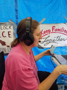 Jenka at Occupy ICE Jenka at Occupy ICE
