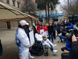 Gladen family press conference at Portland City Hall, 2/22/2019 (Sam Bouman)