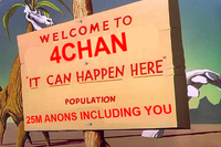 Meme from the 4chan internet bulleting board
