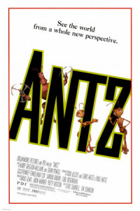 poster for the movie ANTZ with tagline 'See the world from a new perspective'