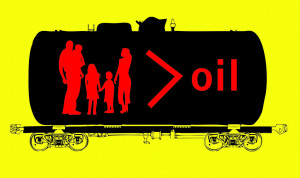 oil train artwork
