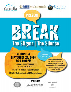 Break the Stigma flyer