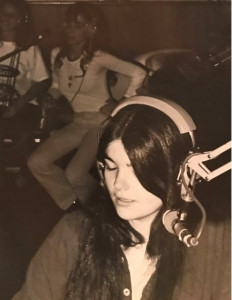 Buzzy Donahue behind the mic, San Francisco 1968