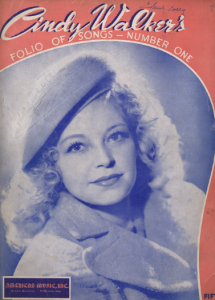 Image of Cindy Walker Song Folio