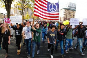 DC area students stage a walkout DC area students stage a walkout