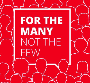 Cover of Labour Party Manifesto Cover of Labour Party Manifesto: For the Many Not the Few