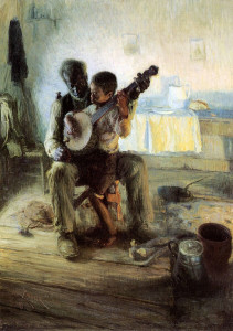 Painting: The Banjo Lesson by Henry Ossawa Tanner