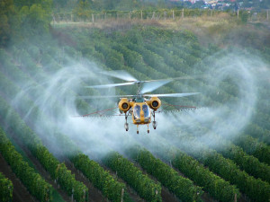 Aerial pesticides in action (Creative Commons)