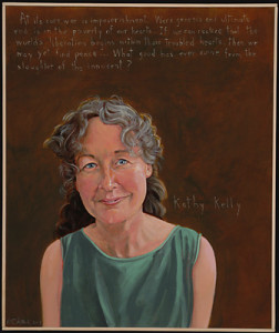 Kathy Kelly Portrait by Robert Shetterly