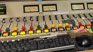 It's an image of KBOO studio soundboard