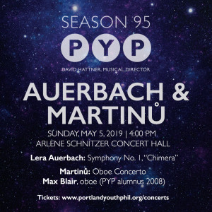 Portland Youth Philharmonic in concert Sunday, 5/5/19