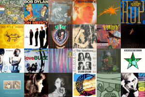 It's a collage of the 23 album/single covers of the releases from which I played songs this week.