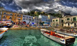 An image of the Self Help Radio logo floating in a harbor