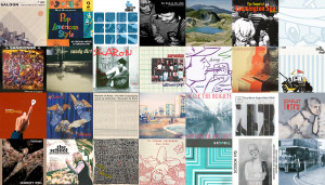 A collage of album covers of artists featured on the show.
