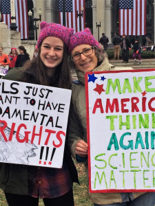 Emily Monosson & Daughter at Women's March Emily Monosson & Daughter at Women's March