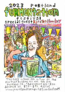 Poster for 2023 Portland Fermentation Festival Poster for 2023 Portland Fermentation Festival