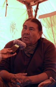 Tom Goldtooth, image from flashpoints.net Tom Goldtooth, image from flashpoints.net
