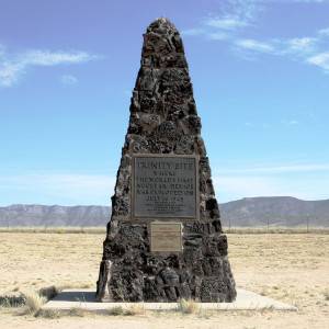 Trinity, site of first nuclear bomb test Trinity, site of first nuclear bomb test