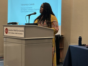 Veronica Lewis, Executive Director of Homeless Outreach Program Integrated Care System (HOPICS)