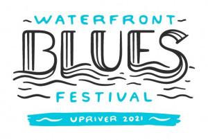 2021 Waterfront Blues Festival "Upriver" logo