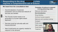 Toronto drug policy proposal